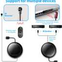 Fourair Infrared Wireless IR Repeater Long Range 500 Feet and IR Remote Control Extender Repeater Kit Infrared IR Extender for Expansion (IR Emitter and Receiver)