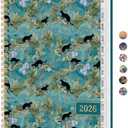 2026 Planner, Aesthetic Weekly and Monthly Planner for Women, Jan 2026 to Dec 2026, Hardcover 2026 Calendar Book with Monthly Tabs, Inner Pocket, Perfect for Office Home School - A4 (8.5" x 11"), Cats in Vine Pack of 5