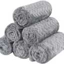 Small Dog Blanket, Super Soft Warm Pet Cover Blankets, Wheat Ears Print Puppy Fleece Flannel Blanket for Small Medium Dogs and Cats MW003