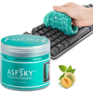 3 x ASFSKY Keyboard Cleaning Gel Keyboard Cleaner Adheres to Dust and Debris in The Crevices of The Keyboard, Also Suitable for Car Interior Cleaning, Office Cleaning, Electronics Cleaning