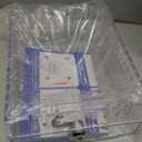 Gedreew Large Thermostat Lock Box Cover with Key, Clear Thermostat Cover with Lock Compatible With Honeywell Home Thermostat On Wall, AC Lock Box Cover with Key Fits Thermostats 5"H x 6" W or Smaller