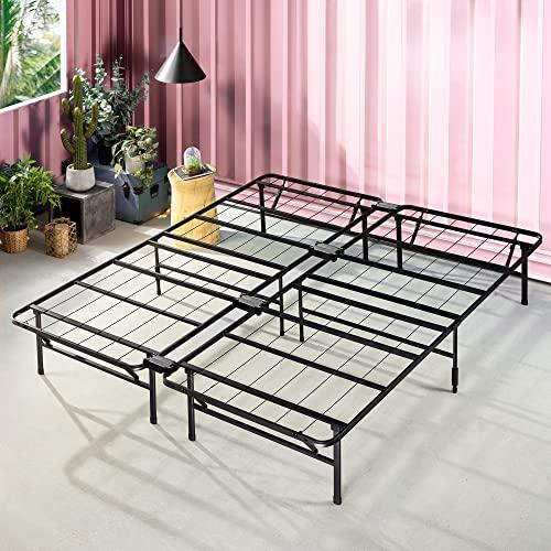 ZINUS SmartBase Tool-Free Assembly Mattress Foundation, 14 Inch Metal Platform Bed Frame, No Box Spring Needed, Sturdy Steel Frame, Underbed Storage, King