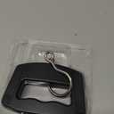 Flexzion Digital Luggage Scale, Baggage Weight Scale, 110 Lb (50 Kg) with 10g Deviation, Portable Handheld Suitcase Weight Scale with Hook for Travel, Fish Weighing, Black