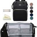 Black boy Diaper Bag Backpack: Baby toddler Bags with Changing Station for Women Men Girls Mom Dad Large Travel Backpack Pañaleras Modernas Para Bebe Niña Niño Newborn Essentials Baby New Born Gift | boy, Changing Station, Pañaleras Modernas, Para Be