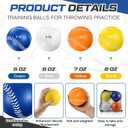 Arrowbash Weighted Softball Training Balls Bulk Set