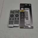 GE Universal Remote Control for Samsung, Vizio, LG, Sony, Sharp, Roku, Apple TV, TCL, Panasonic, Smart TVs, Streaming Players, Blu-ray, DVD, 4-Device, Silver, 33709