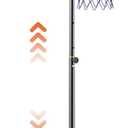 VEVOR Basketball Hoop, 28 32 44 48 54 Inchs PC Backboard, Height Adjustable, Basketball Portable Hoop & Goal, Regulation Basketball Hoop Outdoor, Teens, Adults, Basketball Court, Schools, Parks