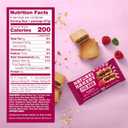 Natures Bakery Whole Wheat Fig Bars, Raspberry, Real Fruit, Vegan, Non-GMO, Snack bar, 6 Count (Pack of 6)