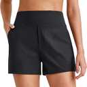 G4Free ShiftReady Dress Shorts for Women High Waisted Tailored 3"