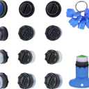 Hibbent 12 Pcs Faucet Aerator for Cache Aerators with 6 Pcs Cache Faucet Aerator Key Removal Wrench Tool, Cache Aerators Replacement Inserts for Sink M16.5 18.5 21.5 24 mm Tap Aerators Flow Restrictor