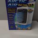 Arctic Air Chill Zone XL Evaporative Cooler with Oscillating Fan, Auto-Off Timer, Portable Fan with 4 Adjustable Speeds, 16-Hour Cooling Fan for Bedroom, Living Room, Office & More,White