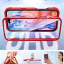 Diaclara Magnetic Designed for iPhone 17 Pro Max Case Full Body Bumper,[Compatible with MagSafe] Military Drop Proof Cover with Built-in Touch Sensitive Anti-Scratch Screen Protector,Red