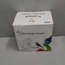 Bird Feeder with Camera 2K HD AI Smart Identify BirdSpecies Solar Panel Outdoors Birdhouse with Cam, Instant Arrival Alerts, Capture BirdVideo, Gifts for Mom Dad (Blue)