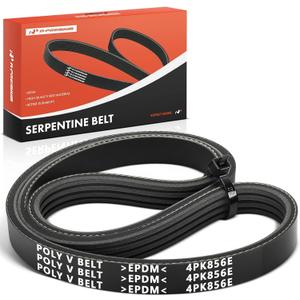 A-Premium Air Conditioning Stretch Fit Drive Belt for Chevy, GMC & Cadillac Cars - Silverado 1500 LD 2019, Sierra 1500 2014-2023, Sierra 2500 HD 2020-2023, Tahoe, Suburban, Yukon, Escalade ESV