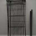 4 Tier Shelving Unit NSF Wire Shelf Metal Large Storage Shelves Heavy Duty Height Adjustable Commercial Grade Steel Utility Layer Shelf Rack Organizer 1000 LBS Capacity -14x36x54,Black (361454)