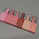 CANNI Rubber Base Gel Nail Polish Set- 6 Pcs 9 Ml Transparent Pink Rubber Base for Nails, Soak Off LED Nail Gel Manicure Kit DIY at Home Salon Gifts