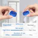 Toilet Bowl Cleaners, Upgraded Blue Automatic Toilet Tank Cleaner Tablets for Deodorizing & Descaling, Long-Lasting Against Tough Stains, 43 oz/16 Packs