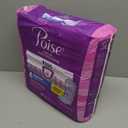 Poise Incontinence & Postpartum Pads for Bladder Leaks, 7 Drop Ultra Absorbency, Long Length, 39 Count