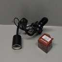 GOZILLA Reptile Heat Lamp,Turtle Light with Timing & Dimming Cycle Timer,Basking Turtle Lamp with 50W UVA/UVB Reptile Light Bulb,Goose-Neck Rotation for Amphibian and Reptiles Tanks,Terrariums.(Black)