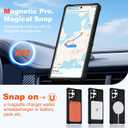 Compatible with Samsung Galaxy S26 Ultra Case 6.9'' with Magnetic Ring Stand [Military Drop Protection][Compatible with MagSafe] S26 Ultra Phone Case for Men Wowen,Black