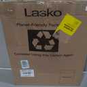 Lasko Oscillating Cyclone Pedestal Fan, Adjustable Height, Timer, Remote Control, 3 Speeds, for Bedroom, Living Room, Home Office, 18", Black, 1843