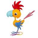 giole Metal Rooster Garden Statue, 15'' Rooster Decor Outdoor Statue, Chicken Yard Art Lawn Decor for Outside, Patio, Unique Present for Woman, Garden Lovers