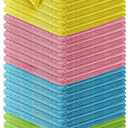 USANOOKS Premium 300GSM Microfiber Cleaning Cloth - 12.5"x12.5" High Performance - 1200 Washes, Ultra Absorbent Microfiber Towels for Cars Undercarriage, Rims & Engine Bay Cleaning - Microfiber Cloth (Multicolor)