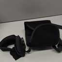 Travel Pillow, Upgrade Airplane Pillow for Long Flight, 360° Support Headrest, Comfortable Travel Neck Pillow with Sleep Eye Masks, Portable Airplane Travel Essentials, Stop Bobblehead, Black