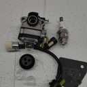 AUTOKAY 309375002 Carburetor Carb Fits for Homelite Ryobi RY34426 RY34007 S430 C430 X430 30cc RY34441 RY34427 RY34421 RY34446 RY34006 String Trimmer with Spark Plug