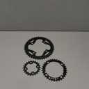 BUCKLOS 64/104 BCD Bike Chainring Set with Pin, Steel CNC Alloy Double/Triple MTB Chainring 22T 24T 26T 32T 38T 42T 44T 4 Bolts Mountain Bicycle Chainrings 8 9 10 Speed Compatible