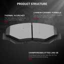 cciyu Professional Ceramic Front Brakes Pads Set fit For 1993-1997 Geo Prizm,1992-2001 For Toyota For Camry,1994-1997 For Toyota Celica,1993-1997 For Toyota Corolla,1996-2003 For Toyota For RAV4