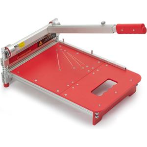 13 Laminate Floor Cutter with Wheels, ECUTERS Assembled Pro Vinyl Floor Plank Cutter, Adjustable Angle Length Cutting - Engineer Wood Parquet LVP LVT VCT SPC WPC