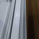 SmartStandard 32" x 80" Accordion Doors with Frosted Acrylic Glass, White