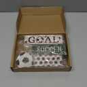 Moucuny 4 Pcs Soccer Party Decorations Soccer Table Centerpiece Football Tiered Tray Decor Wooden Ball Block Signs Gift Sports Themed Table Decorations for Boys Baby Shower Party Supplies Decor