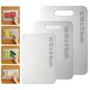 Titanium Cutting Board Set of 3, 2025 New Upgrade 100% Pure Titanium Cutting Boards for Kitchen, Hygiene & Durability Non Stick Chopping Board, 3Pcs Double Sided Cutting Boards (S+M+L)