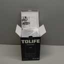 ToLife Dehumidifiers for Home 30 OZ Water Tank with Auto-Off 500 sq.ft Portable Small Dehumidifier for Bathroom Bedroom RV Closet Room 7 Colors LED Light, Gray