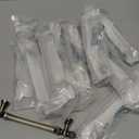 Asidrama 10 Pack 5 Inch(128mm) Brushed Antique Brass Kitchen Cabinet Handles, Cabinet Pulls Kitchen Cabinet Hardware for Cupboard Drawer Pulls (5" Hole Center)