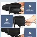 Bike Seat Cushion, Comfortable Bicycle Saddle Cover for Indoor and Outdoor Cycling, Padded Gel Cover for Exercise, Mountain & Road Bikes, Universal Fit for Peloton & Stationary Bikes
