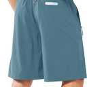 Northyard Men's Athletic Shorts - Grey/Blue 9inch 2XL