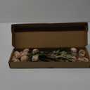 Floroom 5pcs Faux Silk Pompon Mum Artificial Flowers, Bulk Fake Mini Chrysanthemums with Stems for DIY Bouquet Centerpieces Wedding Fillers Champagne Arrangements Shower Decorations, Beige