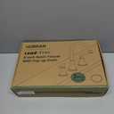 Bathroom Faucets for Sink 3 Hole, Hurran Brushed Gold Bathroom Sink Faucet with Pop-up Drain and Supply Lines, Stainless Steel Lead-Free Widespread Faucet for Vanity RV, 2 Pack