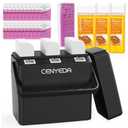 3 IN 1 Roll On Wax Kit, Waxing Kit for Hair Removal, Triple RollOn Wax Warmer with 3 Honey Wax Cartridge Wax Roller Refill for Legs Arms and Underarm, Upgrade Heating SystemJust 13 Mins Fast