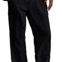Men's Casual Linen Pants Elastic Waist Beach Summer Pants Lightweight Linen Trousers, 3XL 