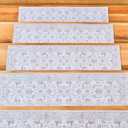 Carpet Stair Treads Non-Slip Light Grey  9x30 (15-Pack) Runners for Wooden Steps