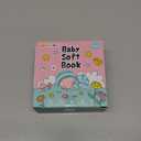 OKOOKO Soft Baby Books 6PCS Soft Cloth Books Bath Books Crinkle Washable Non-Toxic Early Education Preschool Learning Toy for Newborns Babies Infants Toddlers Kids