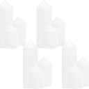 12 Pcs White Pillar Candles Bulk Set, Elegant Decorative White Candles2 in x 3, 4, 6 Inch Assorted Size Unscented Pillar Candles Bulk for Home Decor, Weddings, Centerpiece