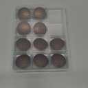 Bezelry 10 Pieces Arabesque Flower Metal Shank Buttons. 25mm (1 inch) (Antique Copper)