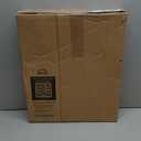 Mayfair Padded Toilet Seat with Chrome Hinges, Soft Vinyl over Wood Core Seat, Made in USA, Round, White (Elongated)