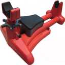 MTM KSR-30 K-Zone Shooting Rest For Rifles, Handguns and Shotguns, USA Made, Red