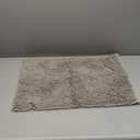 Bath Mats for Bathroom Non Slip 30"x20" - Soft Chenille Bathroom Rugs for Bath Decor, Quick Dry Absorbent Washable Bath Rugs for Bathroom Floor (Grey)